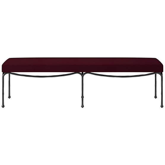 Journey 60" Bench Luca Oxblood