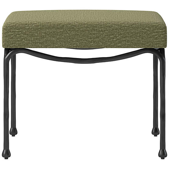 Journey Stool Coverlet Hunter
