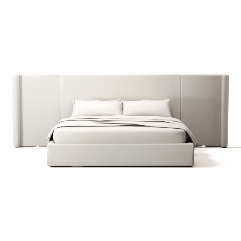 Viewing product image Abbott King Bed Camila Oyster - image 1 of 3