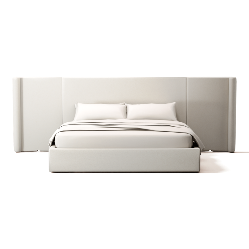 Abbott King Bed Camila Oyster - image 0 of 3