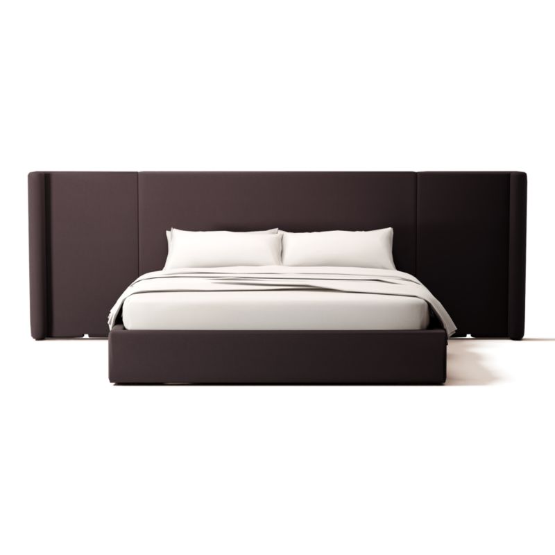 Viewing product image Abbott King Bed Kanvas Ebony - image 1 of 3