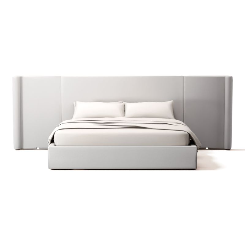 Viewing product image Abbott King Bed Curious Dove - image 1 of 3