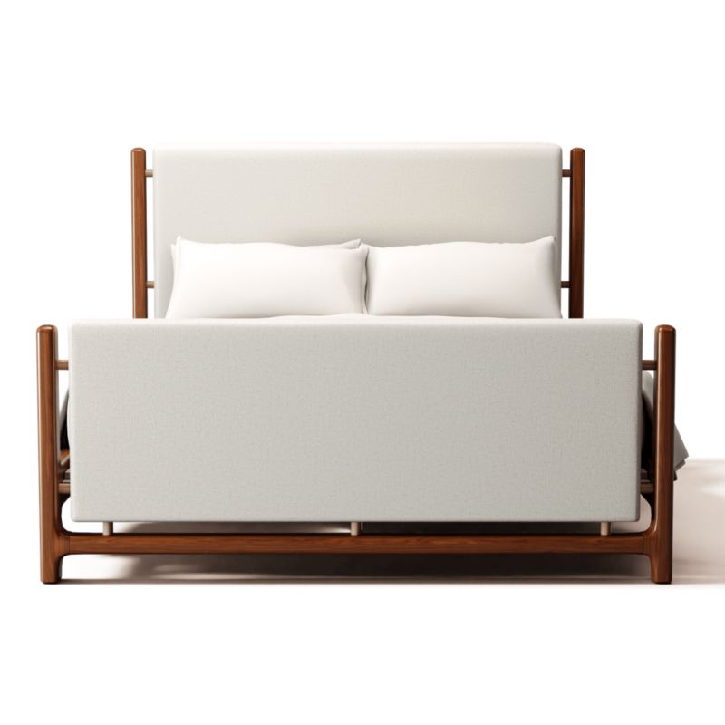 Viewing product image Tavola Queen Bed Camila Oyster - image 1 of 3