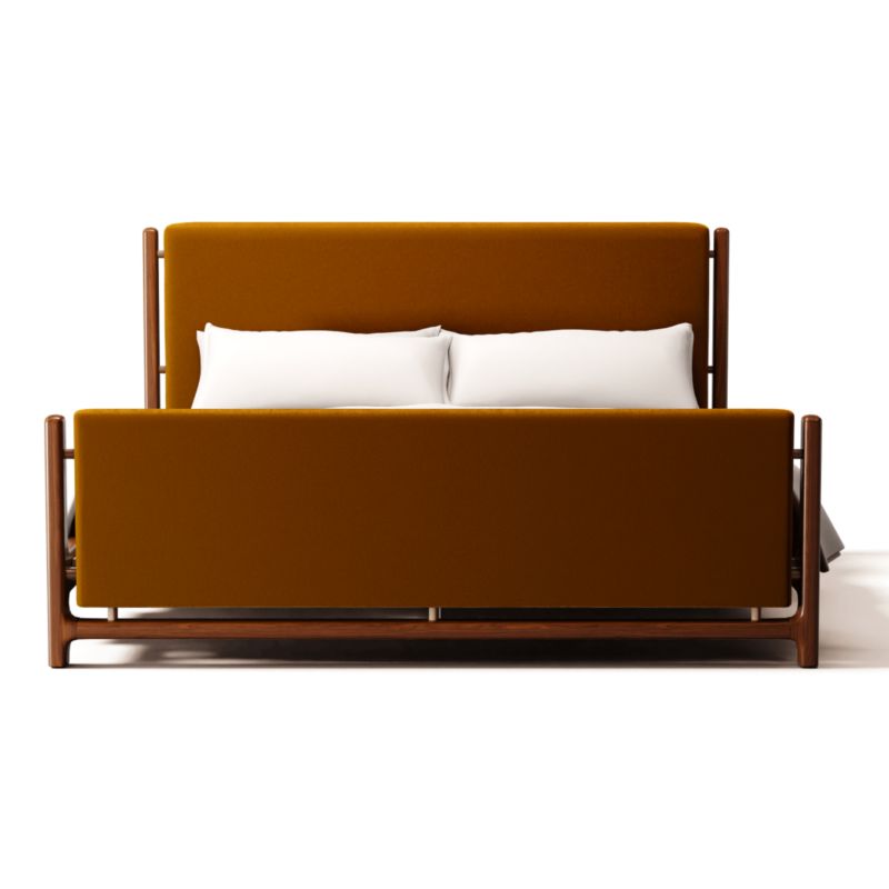 Viewing product image Tavola King Bed Luca Turmeric - image 1 of 3