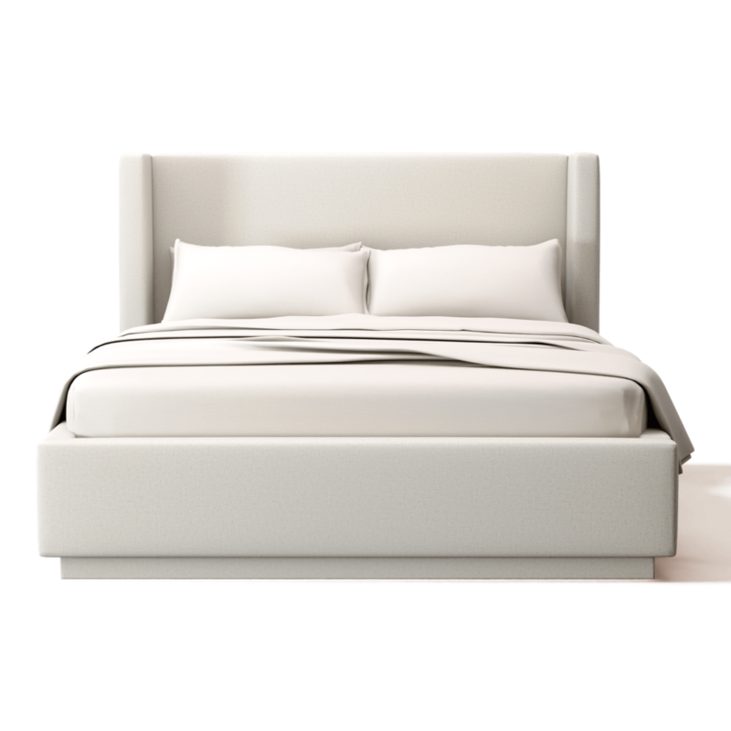 Russell Queen Bed Camila Oyster - image 0 of 3
