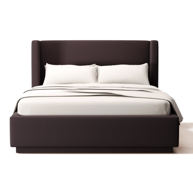 Viewing product image Russell Queen Bed Kanvas Ebony - image 1 of 3