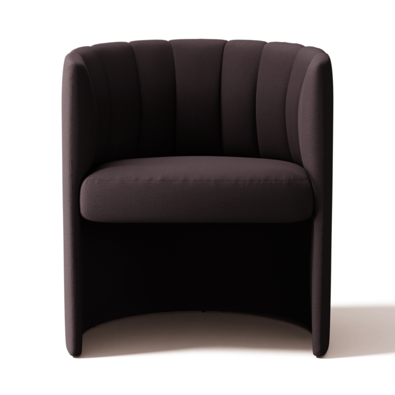 Clark Dining Chair Kanvas Ebony - image 0 of 3