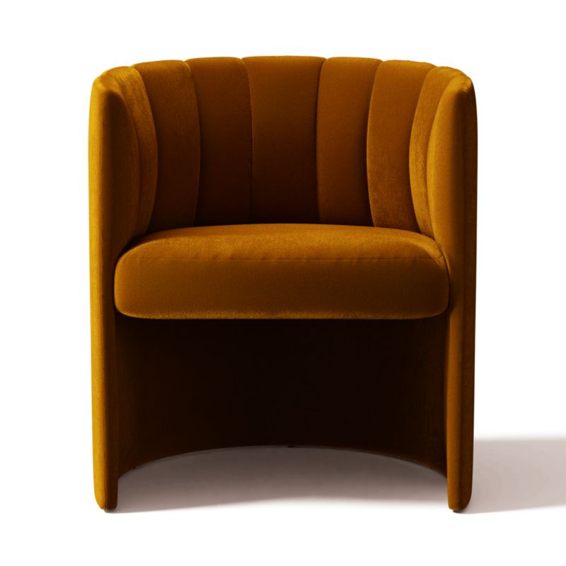 Viewing product image Clark Dining Chair Luca Turmeric - image 1 of 3