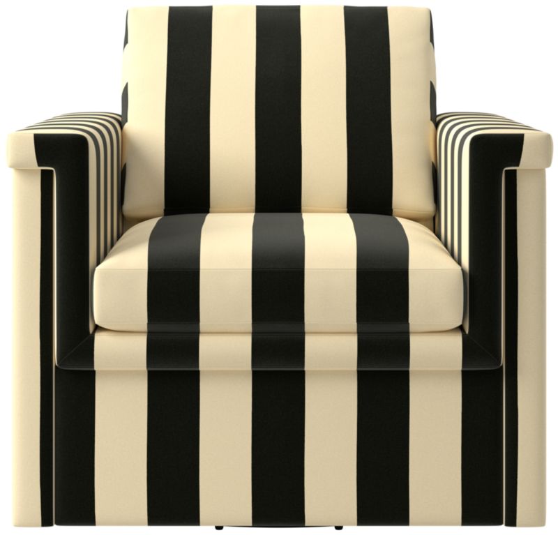 Viewing product image Ceva Light Blue Performance Velvet Swivel Chair - image 1 of 9