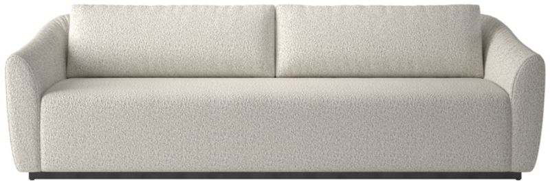 Viewing product image Emile 99" Ruched Sofa Bloce Grey - image 1 of 10