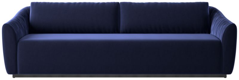 Viewing product image Emile 99" Ruched Sofa Luca Eclipse - image 1 of 10