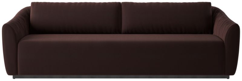 Viewing product image Emile 99" Ruched Sofa Luca Espresso - image 1 of 10