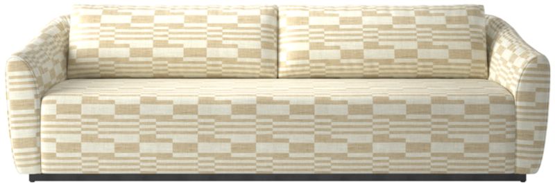 Viewing product image Emile 99" Ruched Sofa Piano Cloud - image 1 of 10