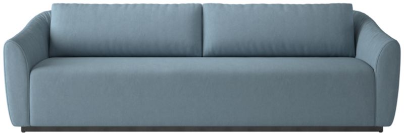 Viewing product image Emile 99" Ruched Sofa Lisbon Wedgewood - image 1 of 10