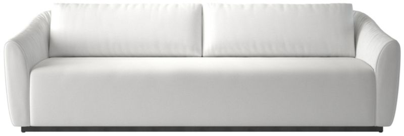 Viewing product image Emile 99" Ruched Sofa Nomad Marshmallow - image 1 of 10