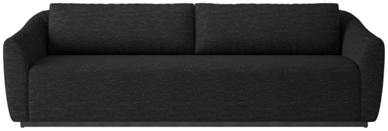 Viewing product image Emile 99" Ruched Sofa Curious Ebony - image 1 of 10