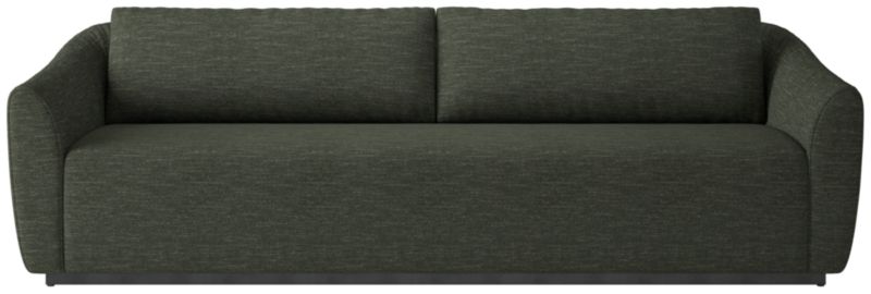 Viewing product image Emile 99" Ruched Sofa Curious Evergreen - image 1 of 10