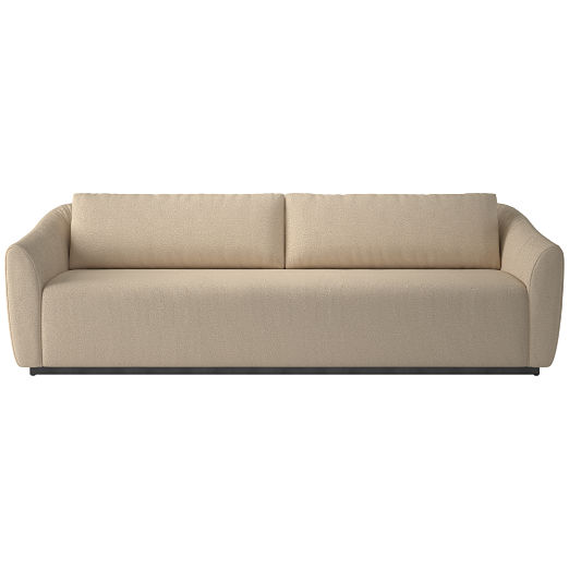 Emile 99" Ruched Sofa Hartman Camel
