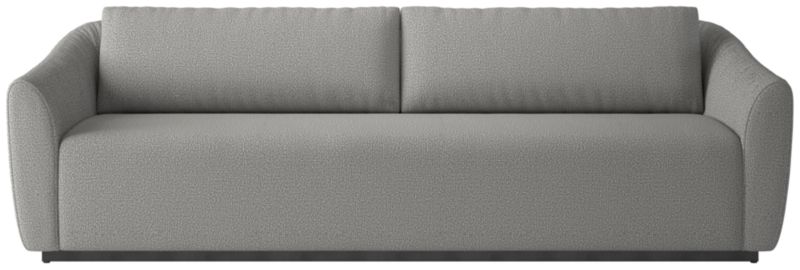 Viewing product image Emile 99" Ruched Sofa Hartman Charcoal - image 1 of 10