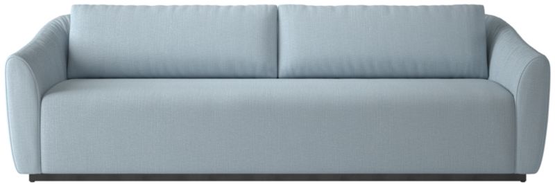 Viewing product image Emile 99" Ruched Sofa Nomad Chambray - image 1 of 10