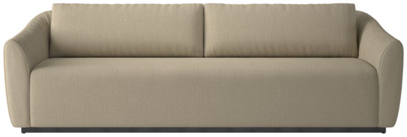 Viewing product image Emile 99" Ruched Sofa Nomad Cafe - image 1 of 10