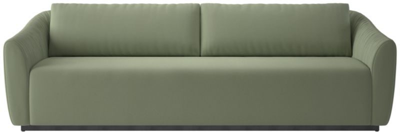 Viewing product image Emile 99" Ruched Sofa Luca Sage - image 1 of 10