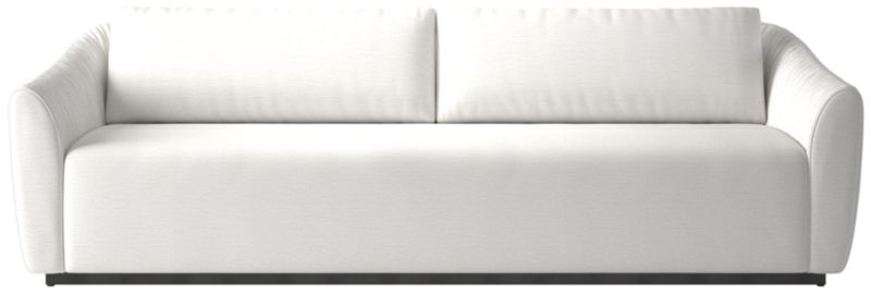 Viewing product image Emile 99" Ruched Sofa Curious Dove - image 1 of 10