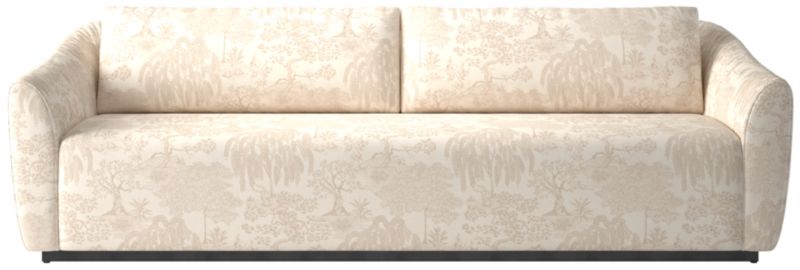 Viewing product image Emile 99" Ruched Sofa Willow Natural - image 1 of 10