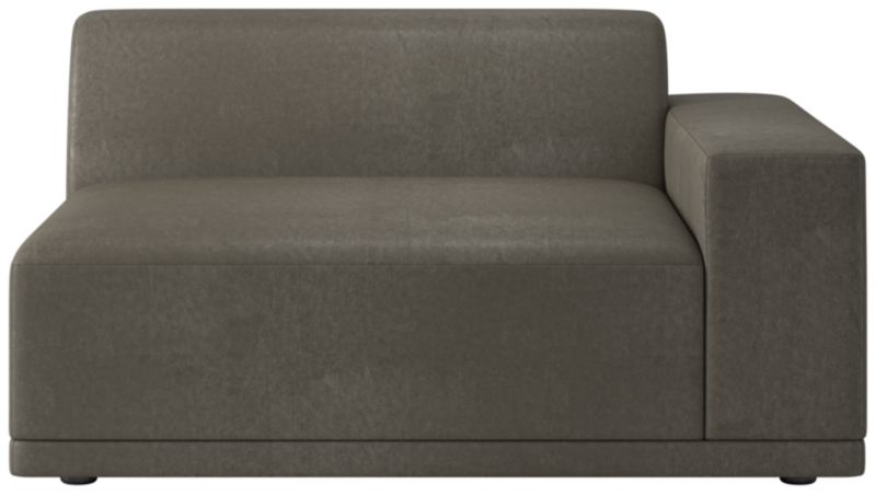 Viewing product image Faible Brown Leather Deep Depth Right-Arm Chair - image 1 of 8