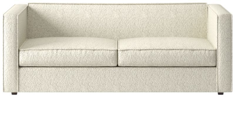 Club 74" Grey Fabric 2-Seater Sofa - image 0 of 7