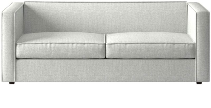 Club 74" Grey Fabric 2-Seater Sofa - image 0 of 7