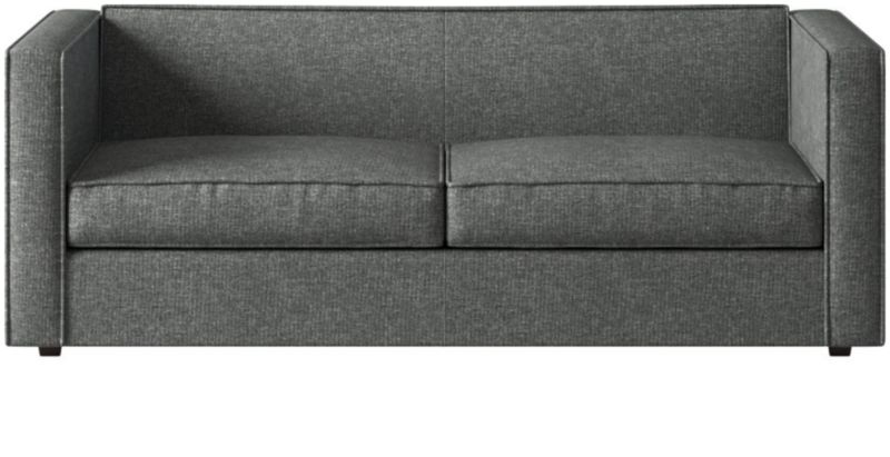 Club 74" Grey Fabric 2-Seater Sofa - image 0 of 7