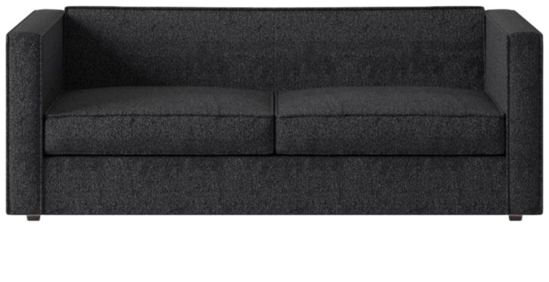 Club 74" Grey Fabric 2-Seater Sofa - image 0 of 7