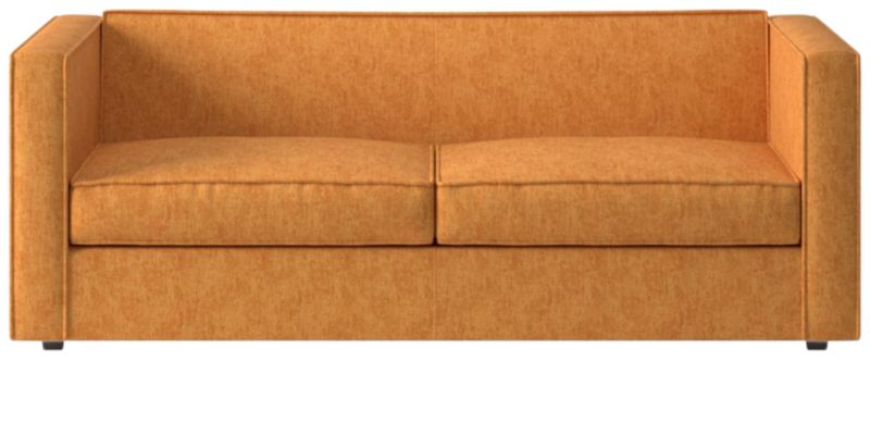 Club 74" Grey Fabric 2-Seater Sofa - image 0 of 7