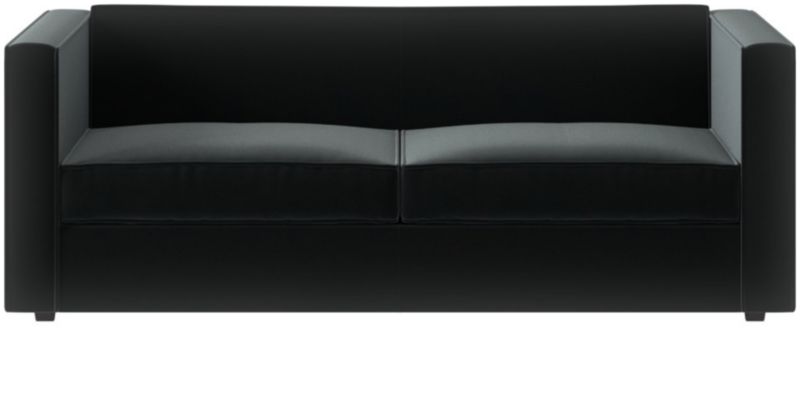 Club 74" Grey Fabric 2-Seater Sofa - image 0 of 7