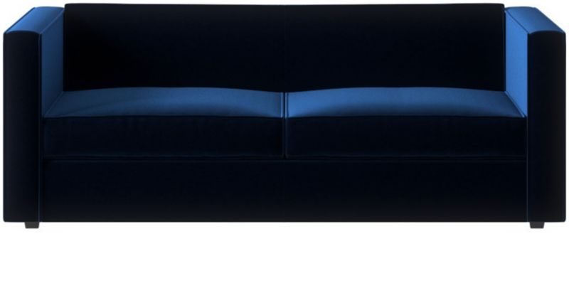 Club 74" Grey Fabric 2-Seater Sofa - image 0 of 7