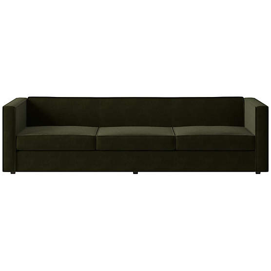 Club 101" Grey Fabric 3-Seater Sofa