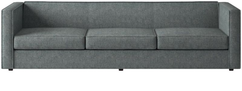 Club 101" Grey Fabric 3-Seater Sofa - image 0 of 7