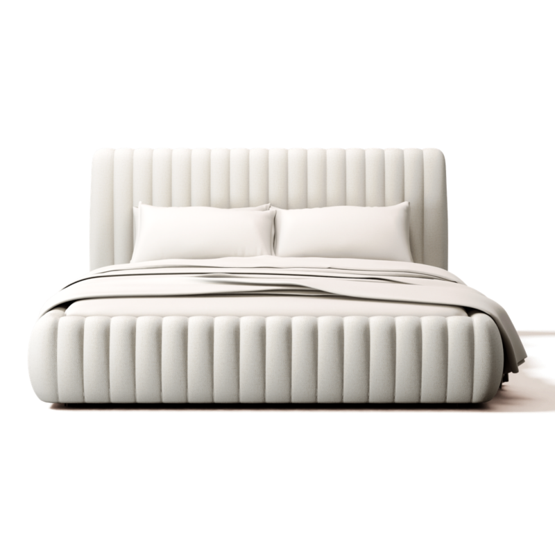 Wolcott Queen Bed Camila Oyster - image 0 of 3