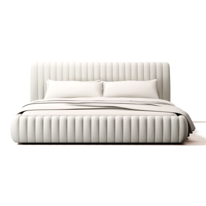 Viewing product image Wolcott King Bed Camila Oyster - image 1 of 3