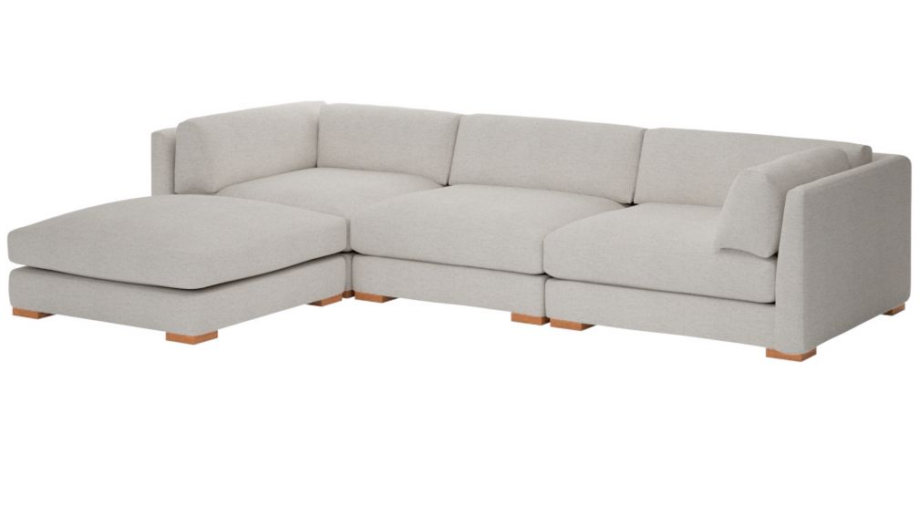 Piazza 4Piece Modular Sectional Sofa CB2