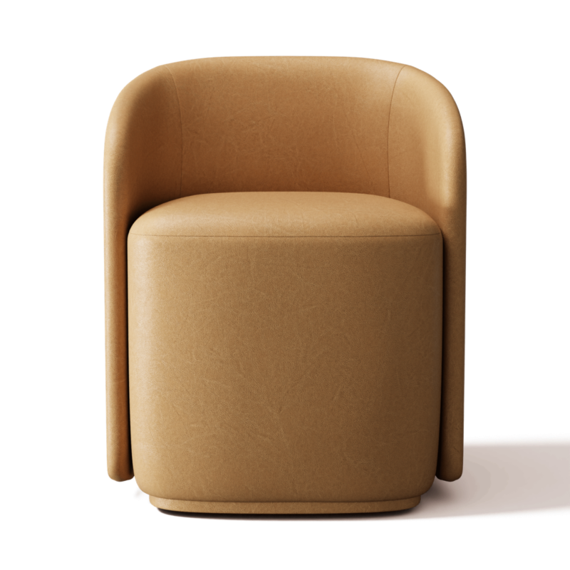 Wesler Leather Dining Chair Bello Saddle - image 0 of 2