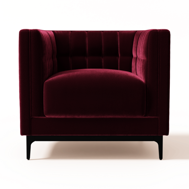 Ambroise Chair Luca Oxblood - image 0 of 9