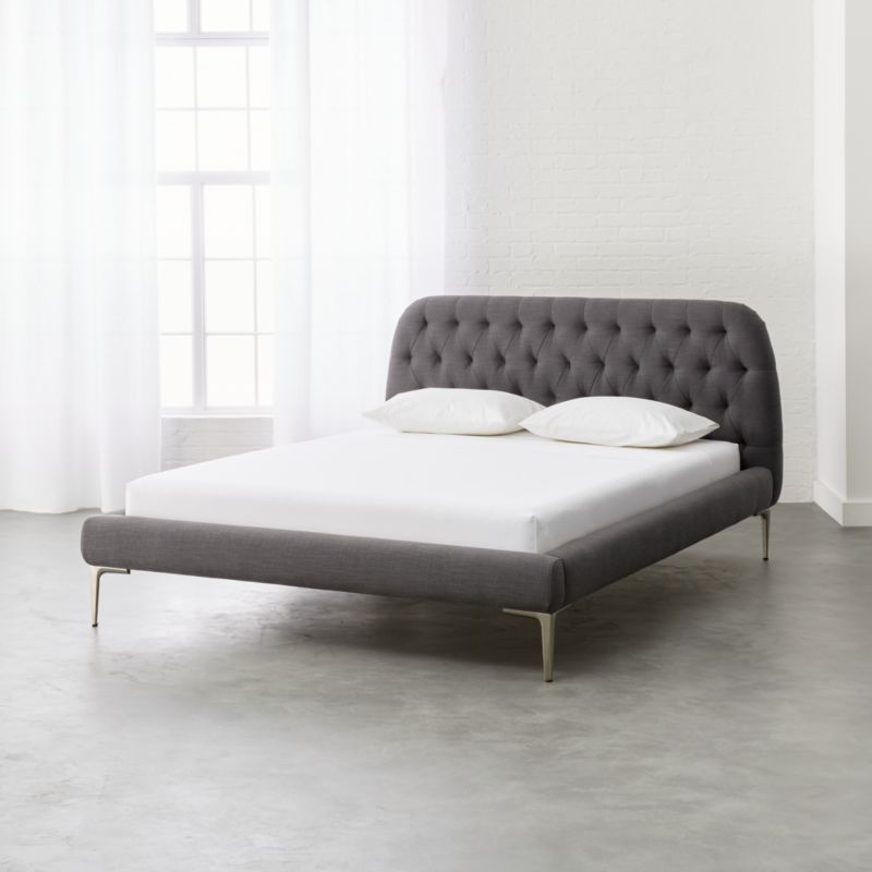 Seraphina Grey Queen Bed