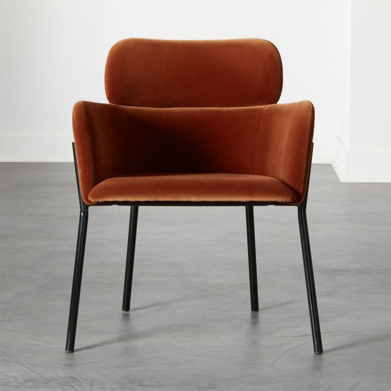 Cb2 outlet velvet chair