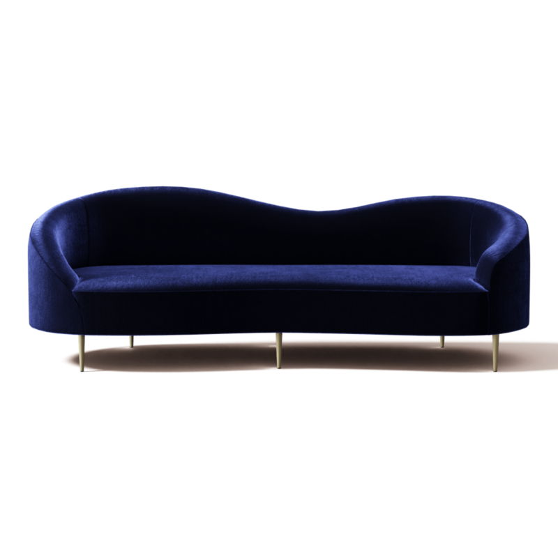 Curvo 96.5" Sofa Luca Eclipse - image 0 of 13