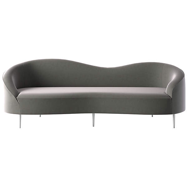 Curvo Luca Storm Fabric Sofa by Goop Reviews CB2
