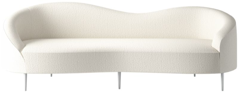 Viewing product image Curvo Sofa Wooly Sand by Goop - image 1 of 8