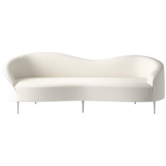 Curvo Sofa Wooly Sand by Goop