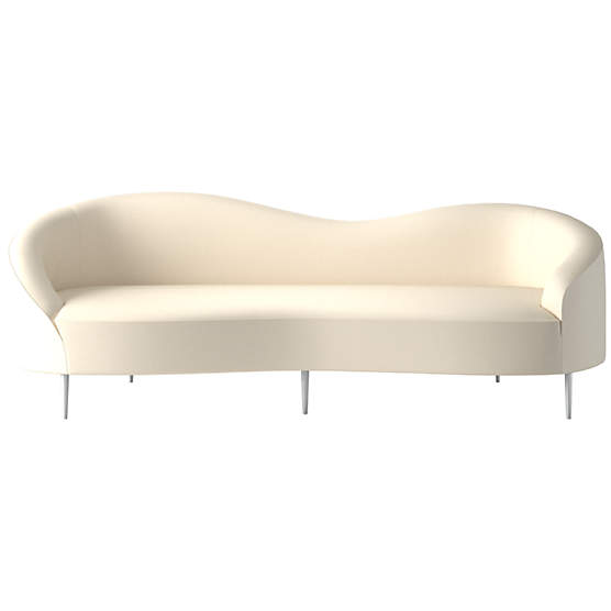 Curvo 96.5" Sofa Kanvas Sand